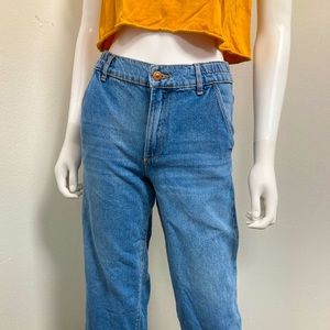 ZARA KIDS DENIM COLLECTION ANKLE CROPPED JEANS